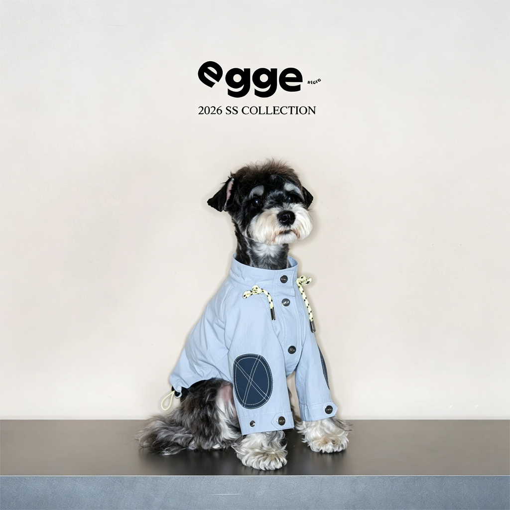 Egge Barn-style Retro Dog Trench Coat