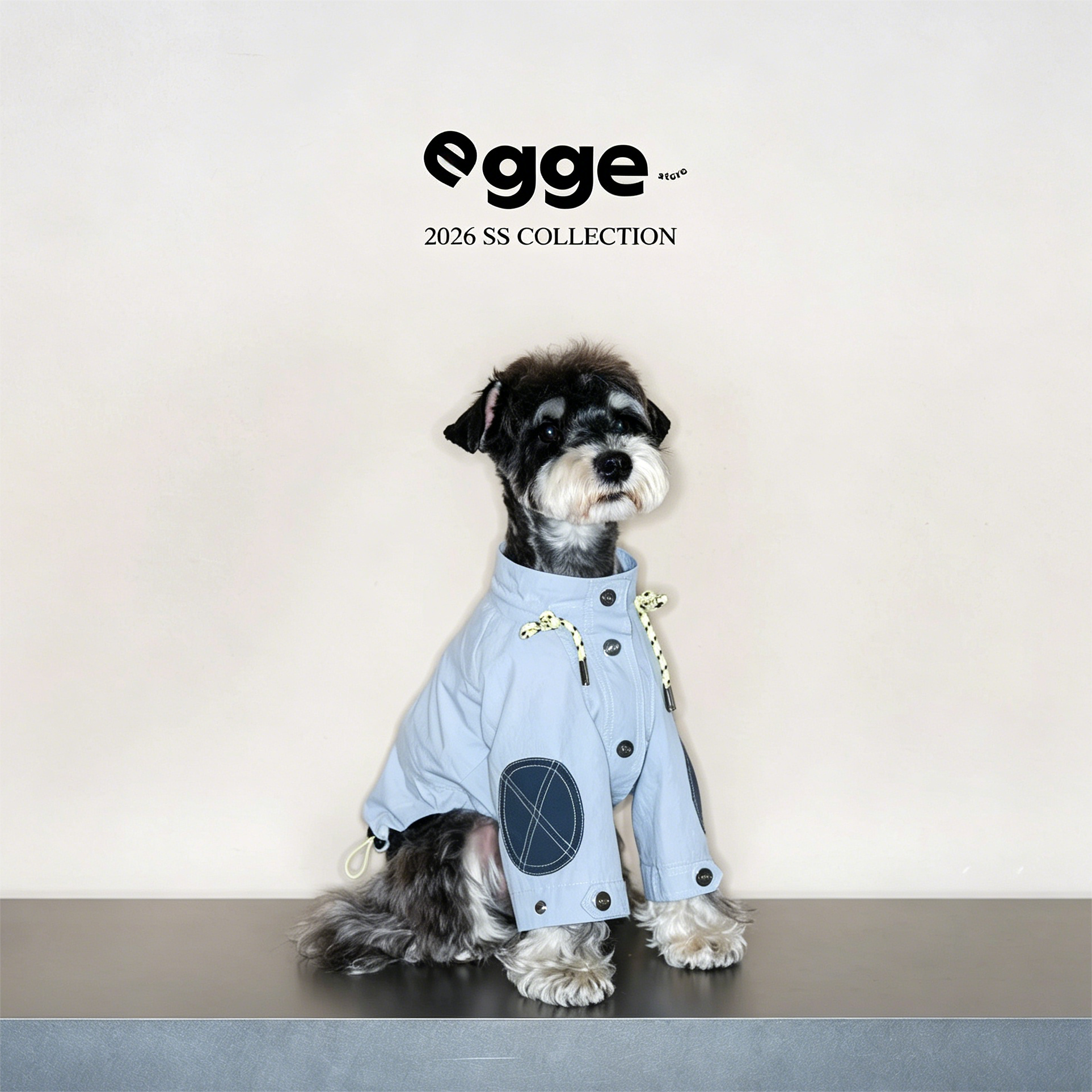 Egge Barn-style Retro Dog Trench Coat