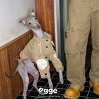 Egge Barn-style Retro Dog Trench Coat