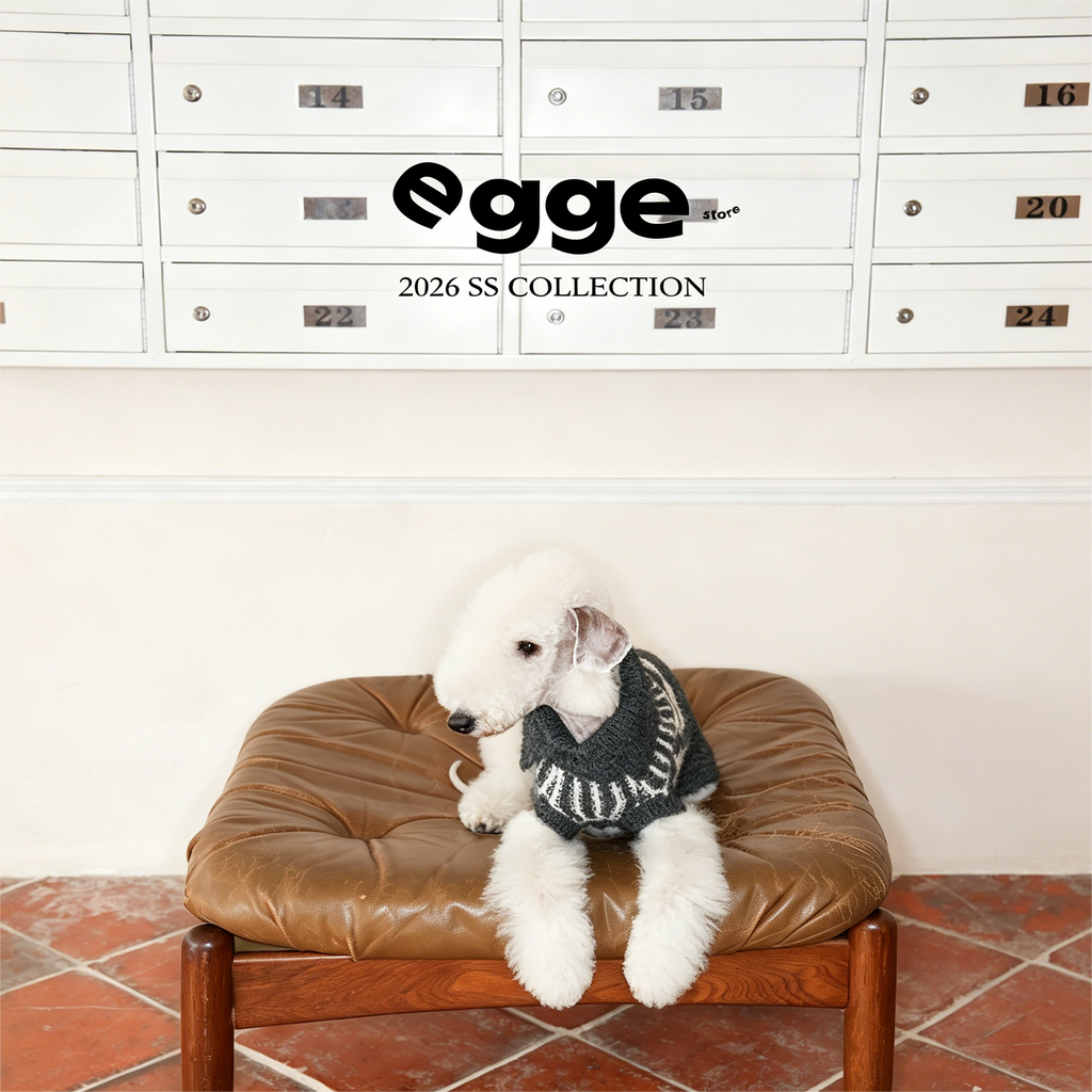 Egge Dog Nordic Vintage Jacquard Turtleneck Sweater