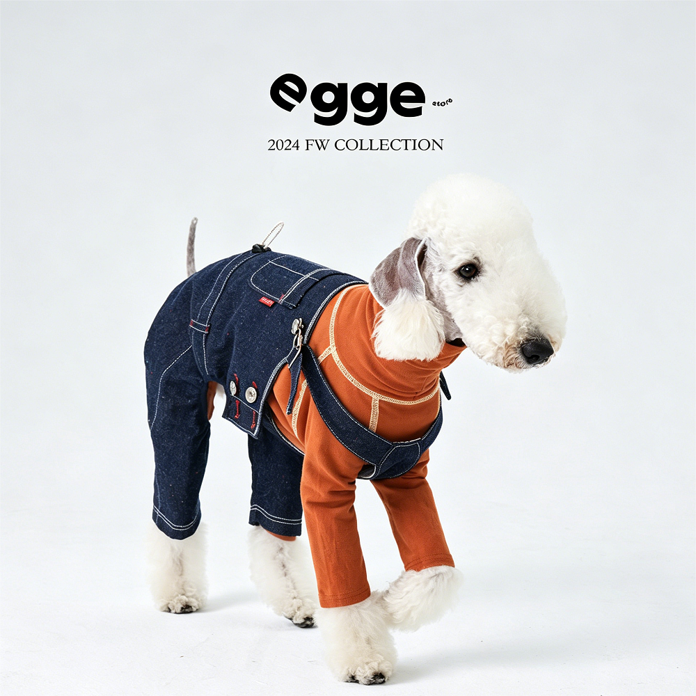 Egge Japanese Magazine Retro Denim Overalls