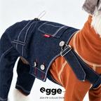 Egge Japanese Magazine Retro Denim Overalls
