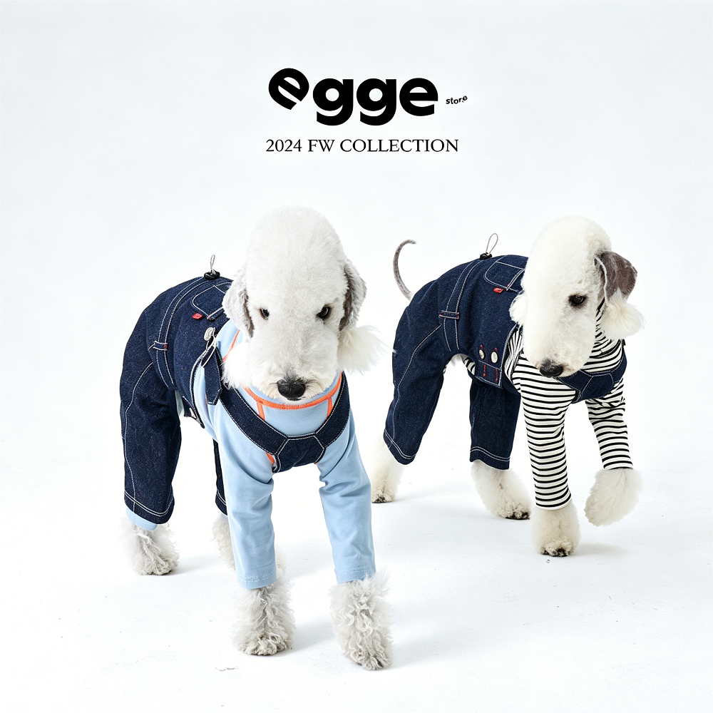 Egge Japanese Magazine Retro Denim Overalls