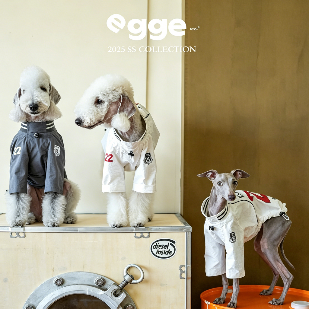 Egge Spring Summer Lightweight Retro Dog Jersey