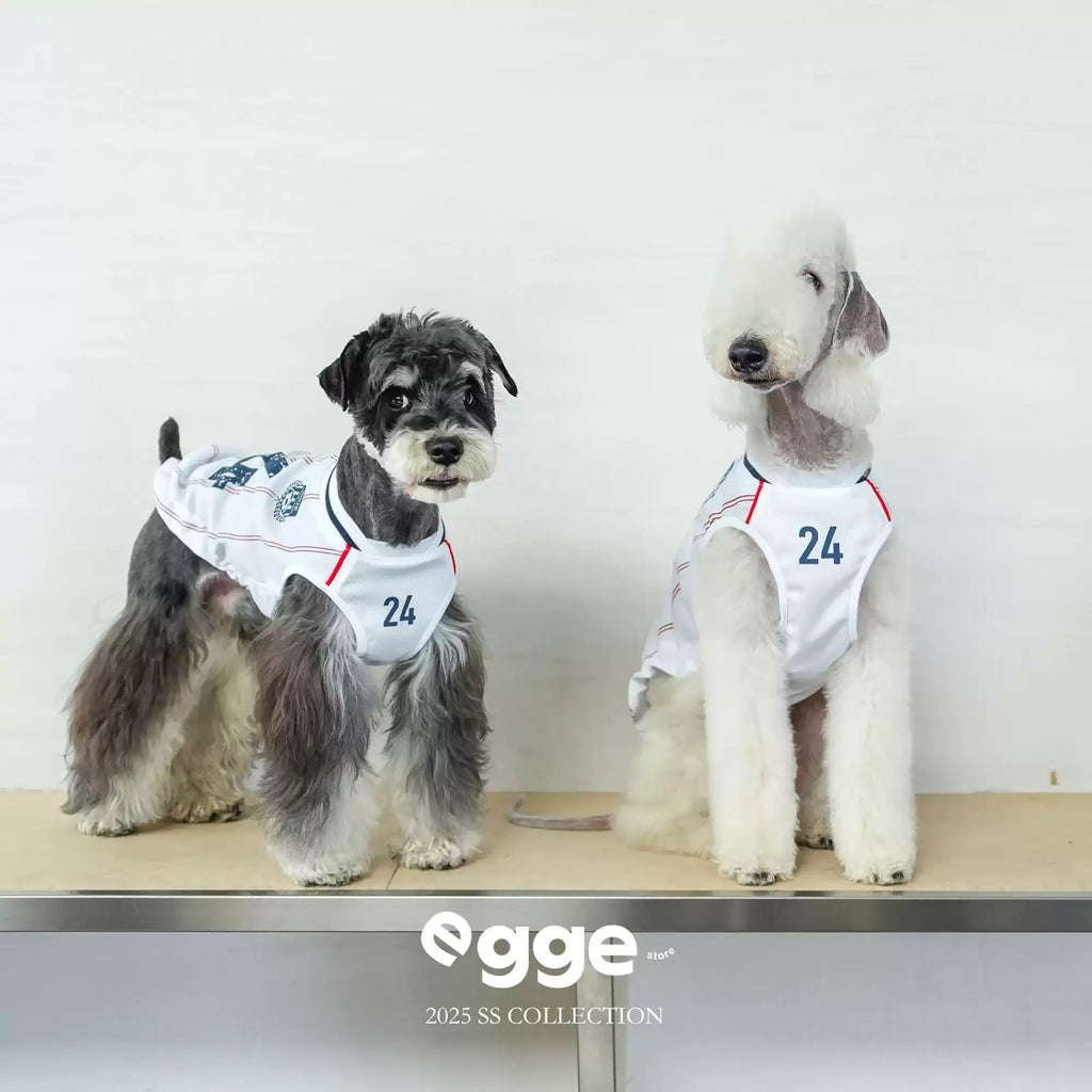 Egge Spring Summer Retro Tennis Vest for Dogs