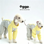 Egge Waterproof Anti-static Lightweight Medium-Sized Dog Rain Poncho