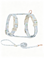 Floral Fun Stories Pure Cotton Cat Leash