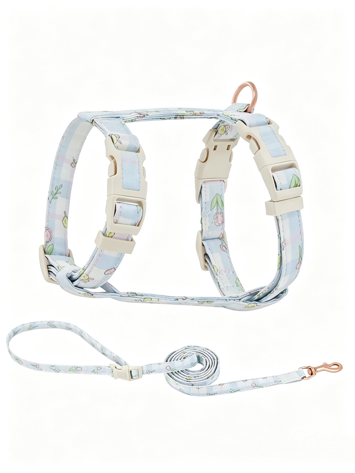 Floral Fun Stories Pure Cotton Cat Leash
