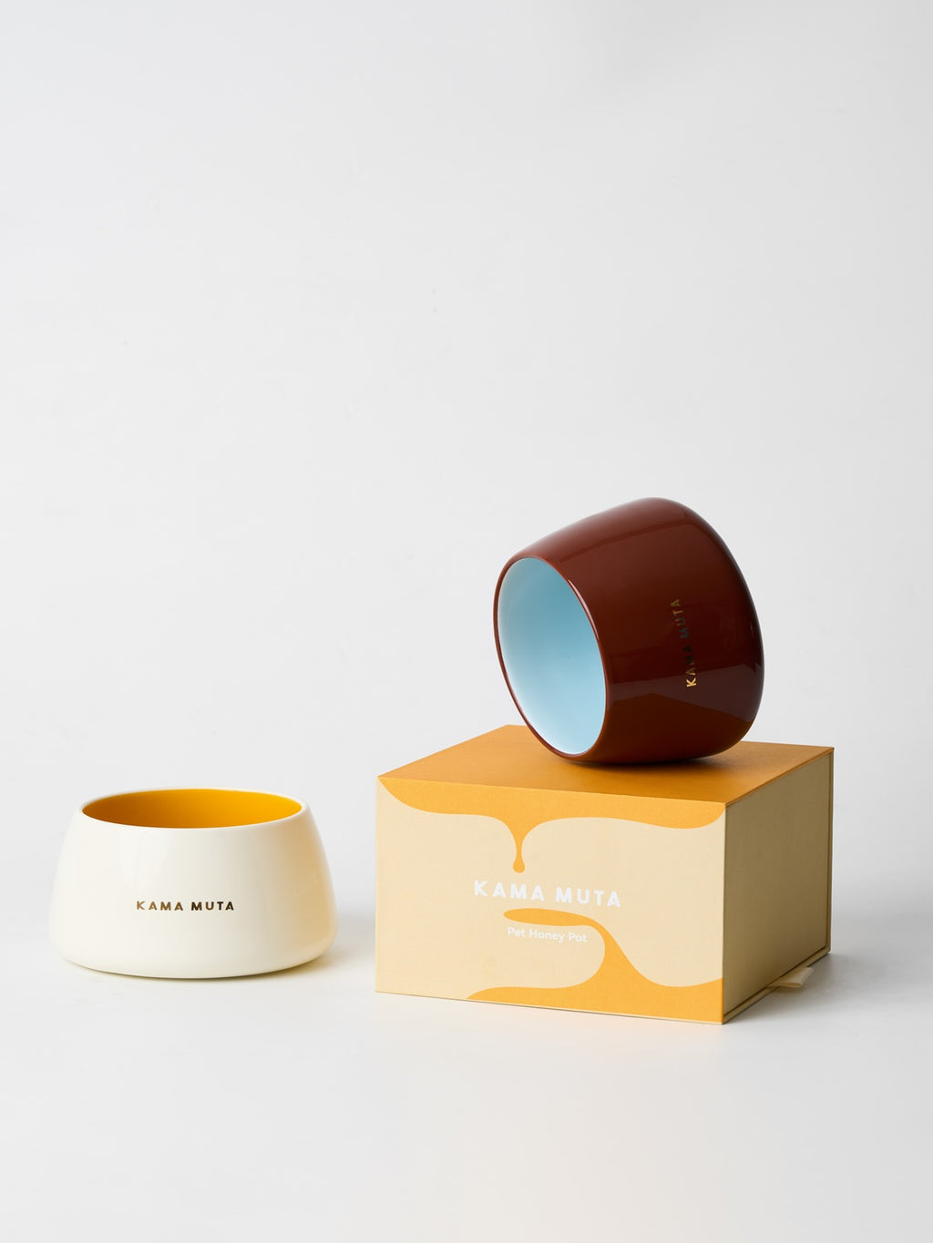 Honey Pot Dog Bowl