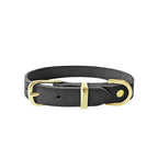 Imported Genuine Leather Pet Leash And Collar Set