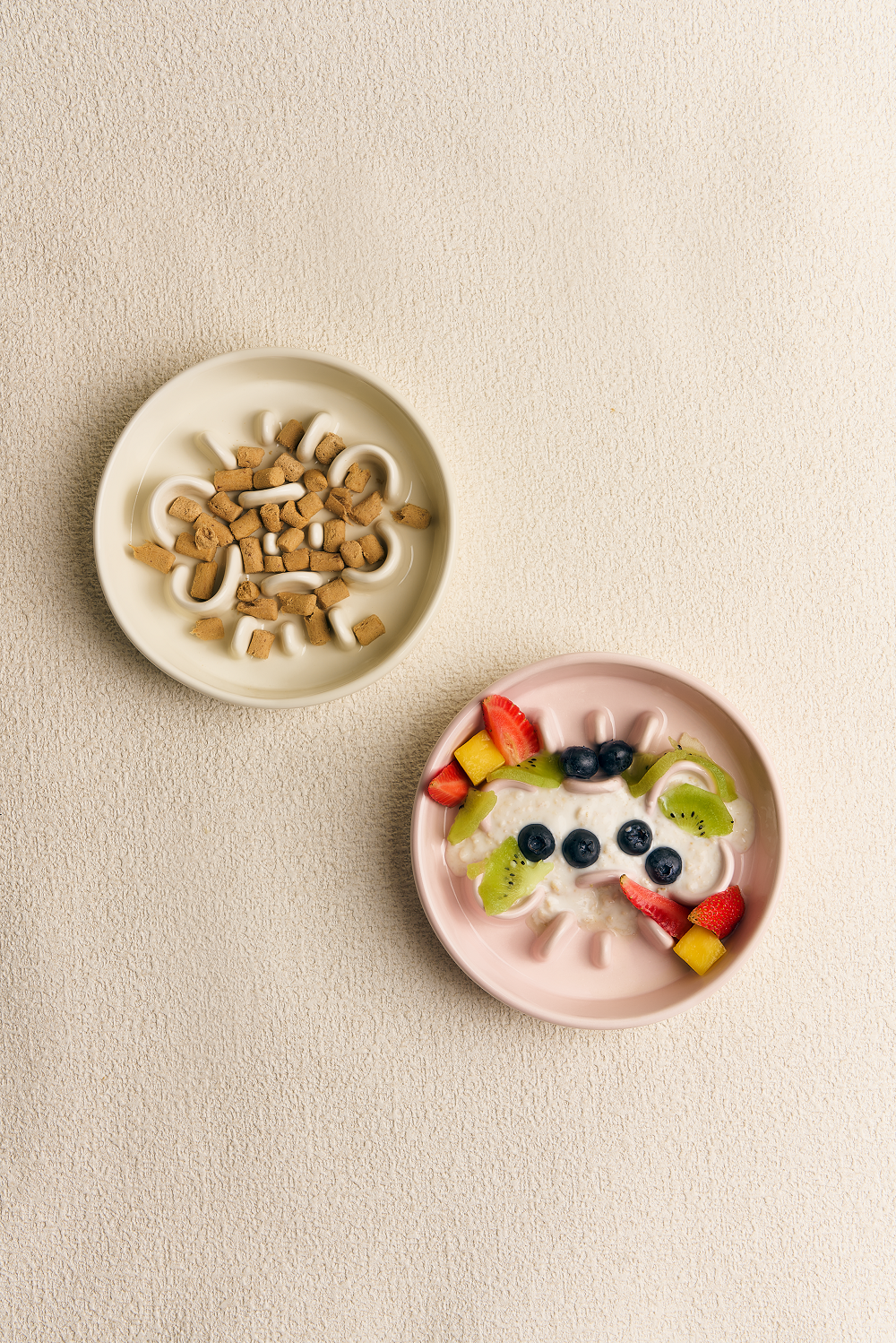 Kama Muta Pet Slow Food Bowl Anti Choking And Anti Slip Ceramic Bowl