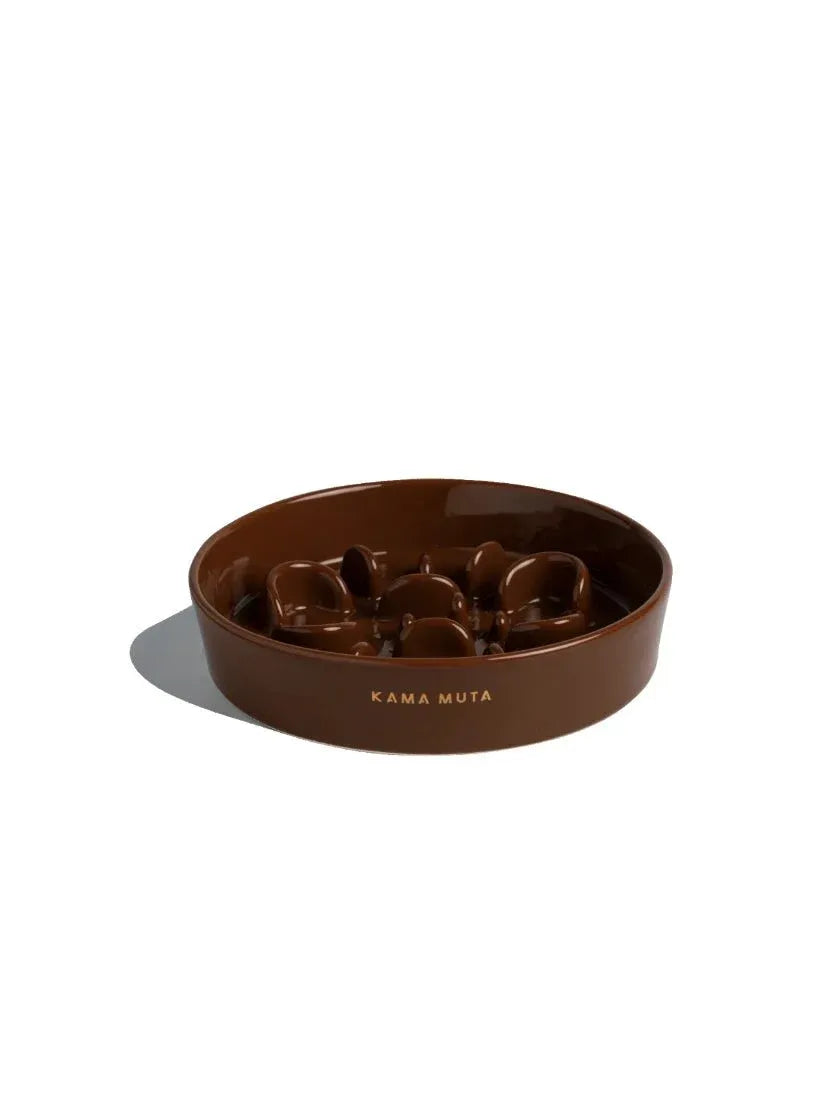 Kama Muta Pet Slow Food Bowl Anti Choking And Anti Slip Ceramic Bowl