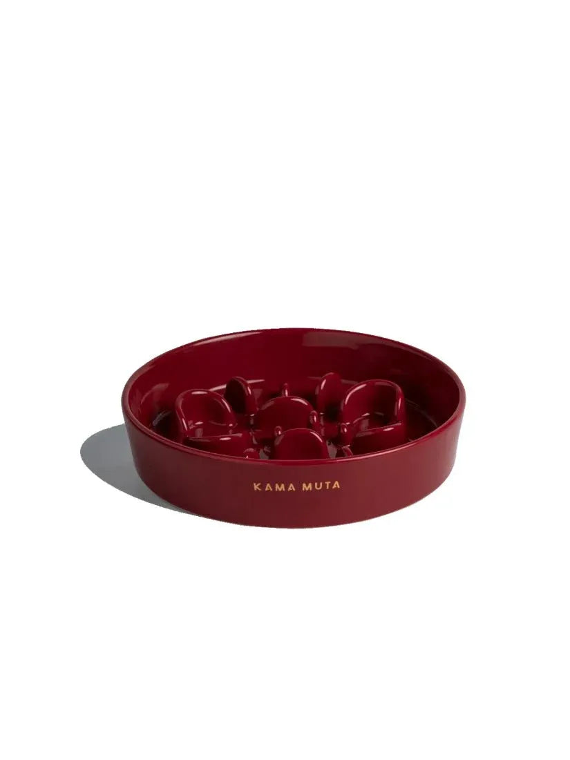 Kama Muta Pet Slow Food Bowl Anti Choking And Anti Slip Ceramic Bowl