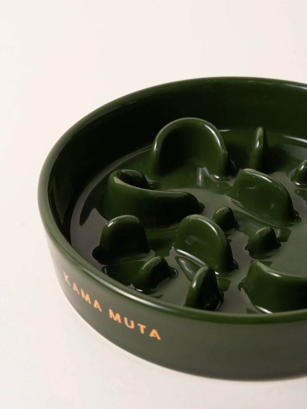Kama Muta Pet Slow Food Bowl Anti Choking And Anti Slip Ceramic Bowl
