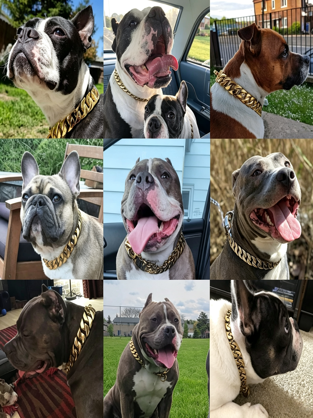 Large Dog-Specific Buckle Necklace
