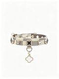 Light Luxury Leather Diamond-Encrusted Pet Collar