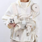 Lightweight Pet Carrier Bag, Suitable For Cats And Dogs, Portable, Cross-Body, And Backpack Style