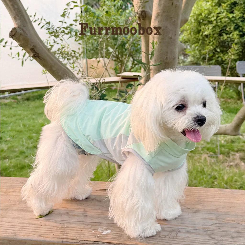 Mint Green Pet Sunscreen Clothing Upf100