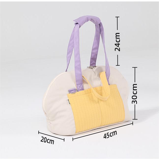 Multi-Functional Cat And Dog Carrier Bag, Tote Style, Handheld Or Cross-Body, Suitable For Travel And Bathing