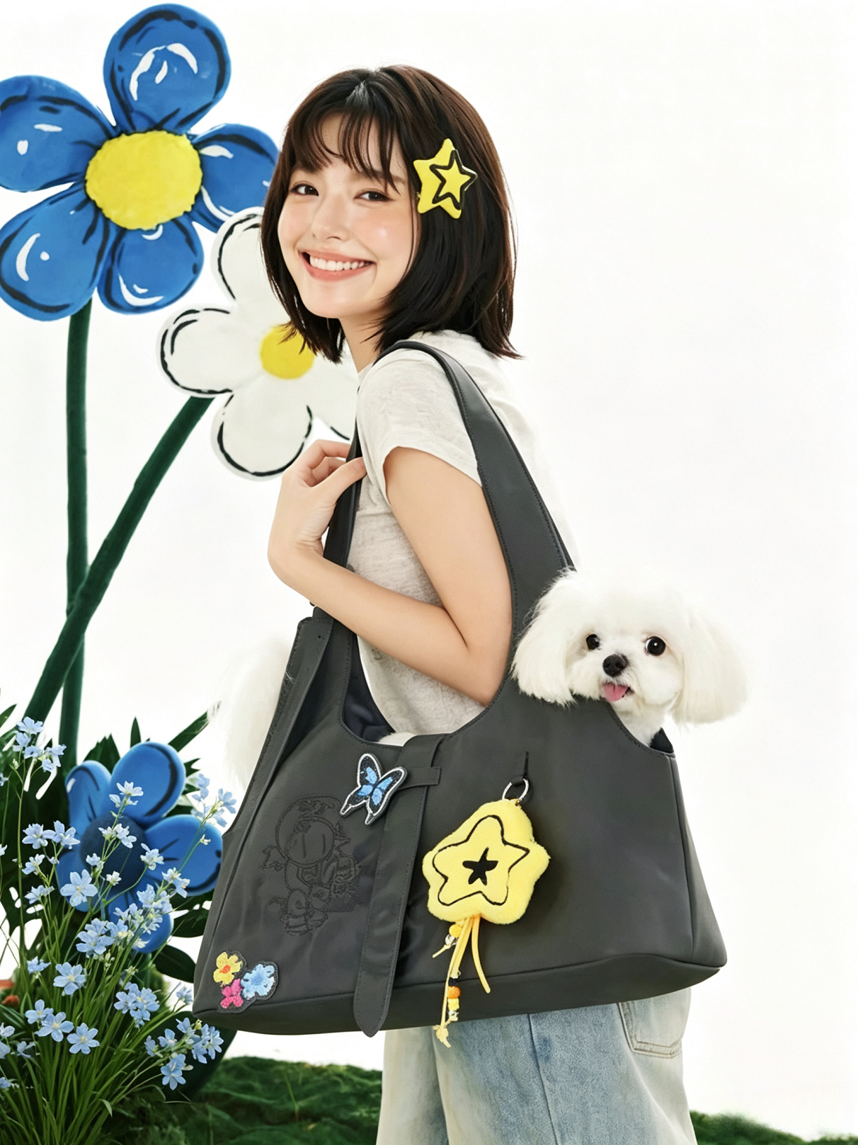 Multi-Purpose Fashionable Commuter Bag For Humans And Pets