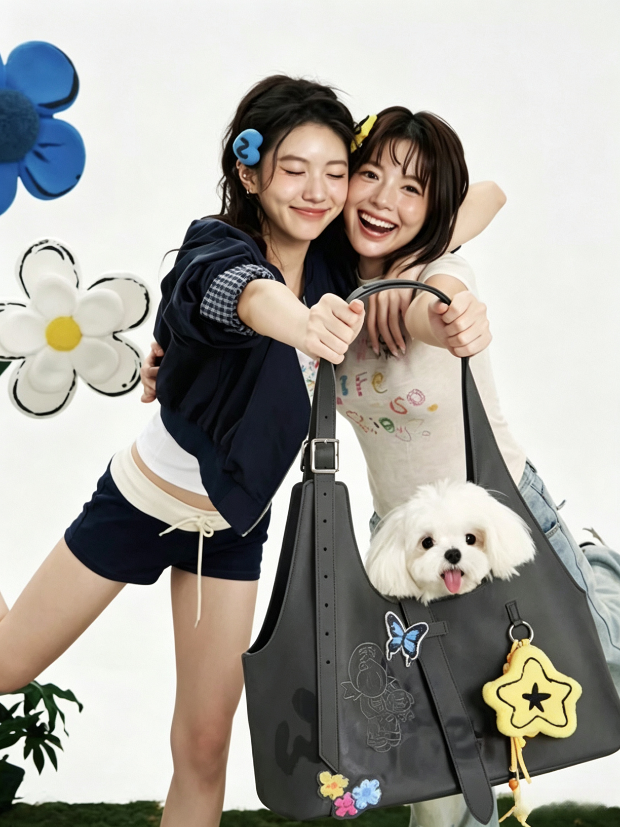Multi-Purpose Fashionable Commuter Bag For Humans And Pets