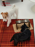 Neck-Protecting And Anti-Tipping Pet Double Bowls