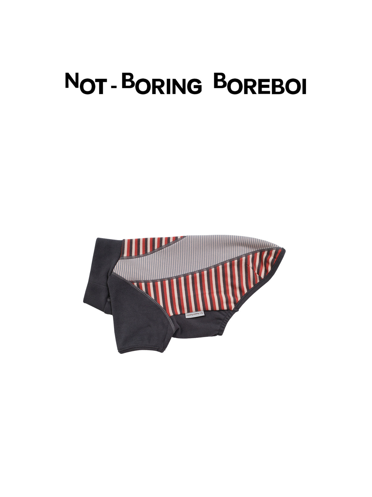Pet-Themed German-Style Color-Blocked Striped T-Shirt