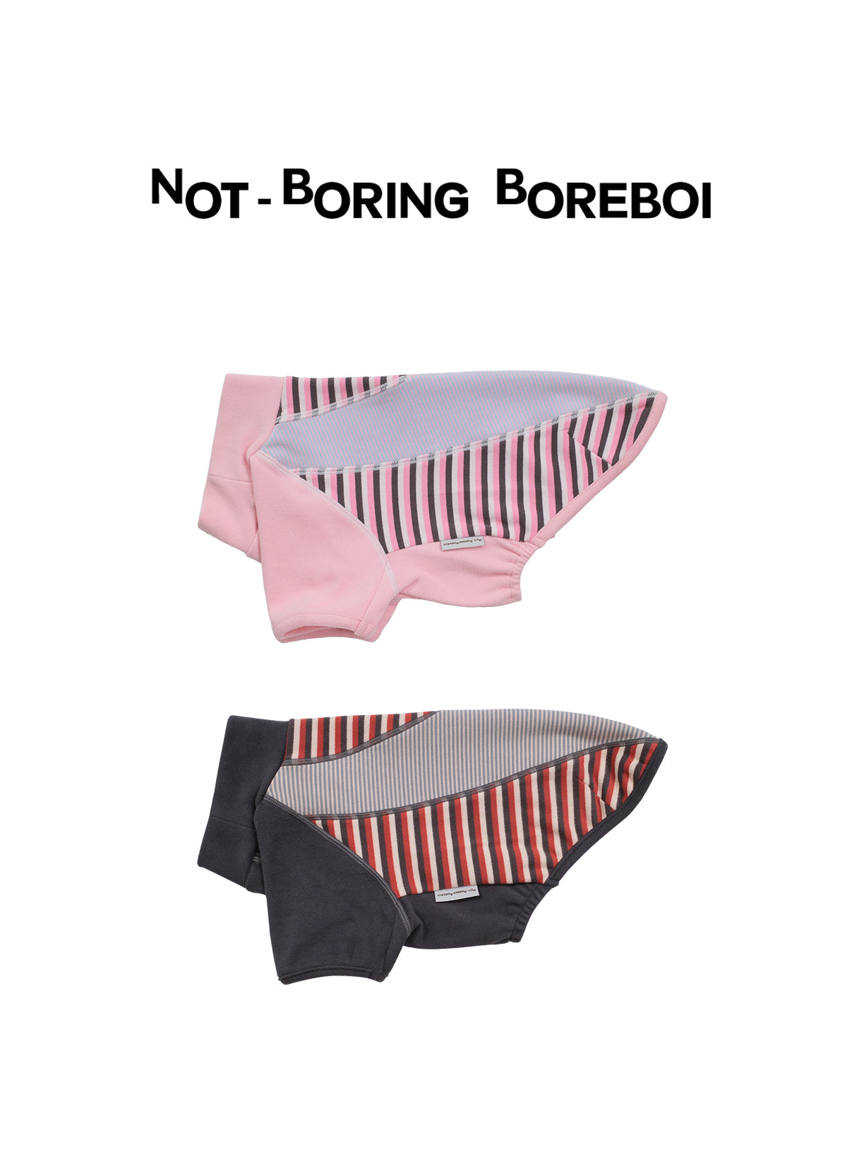 Pet-Themed German-Style Color-Blocked Striped T-Shirt