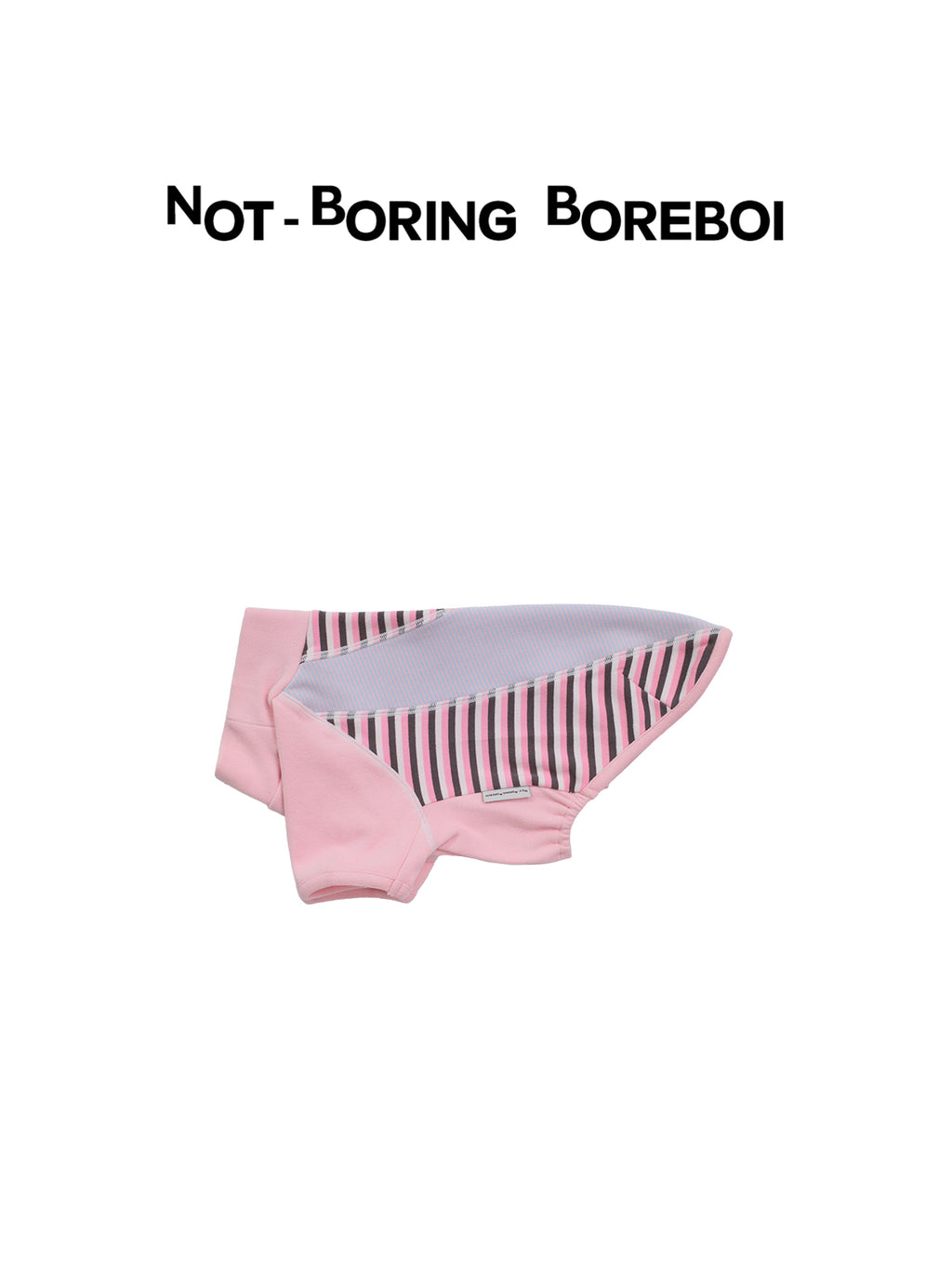 Pet-Themed German-Style Color-Blocked Striped T-Shirt