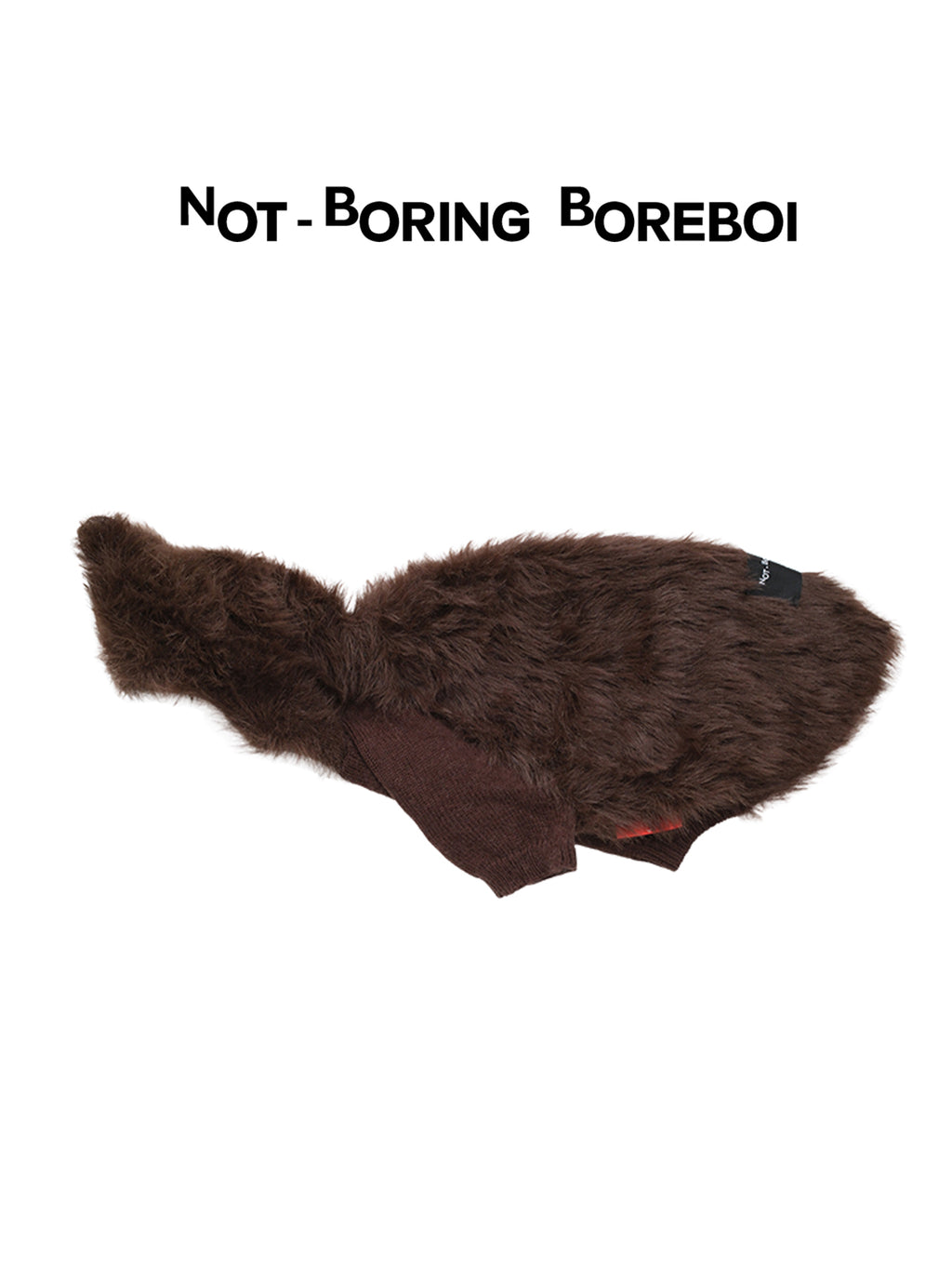 Pet Faux Mink Fur Patchwork Hooded Sweater