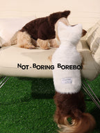 Pet Faux Mink Fur Patchwork Hooded Sweater