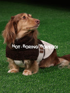 Pet Plush-Paneled Down Vest