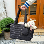 Pet Portable Handbag With Exposed Design, Suitable For Both Bathing And Travel, For Cats And Dogs