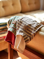 Pet Striped Cotton Undershirt