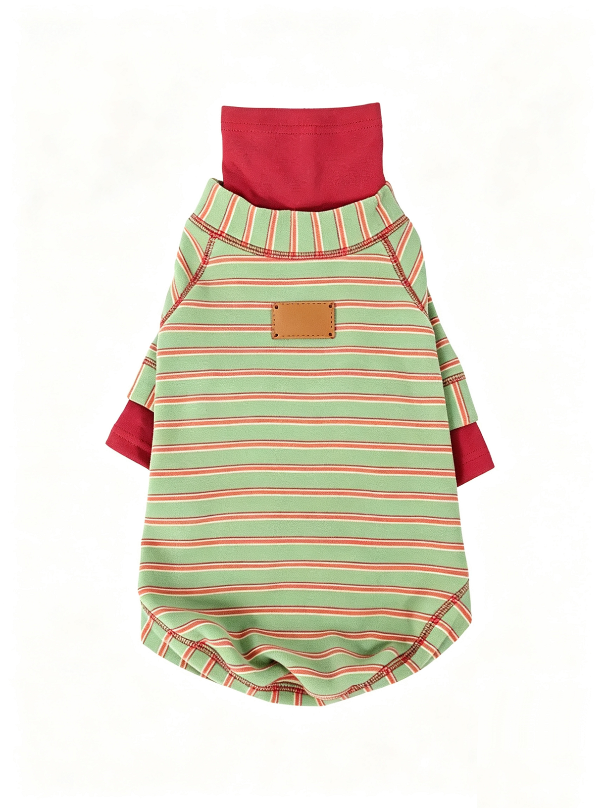 Pet Striped Cotton Undershirt