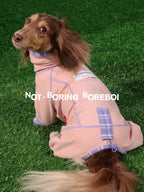 Pet Striped Patchwork Turtleneck Four-Legged Sweater