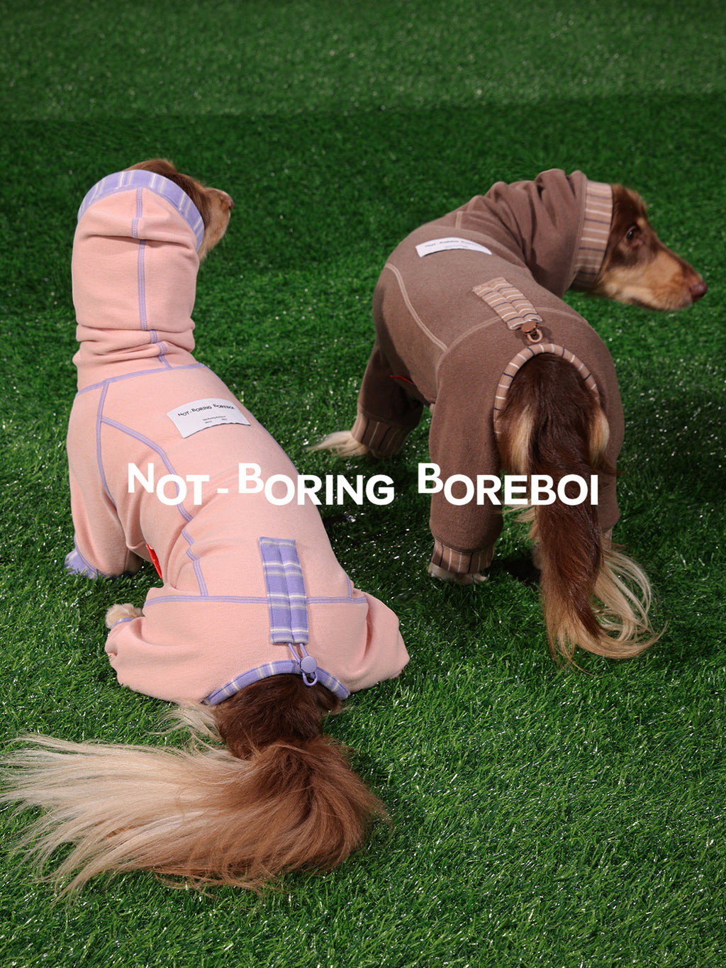 Pet Striped Patchwork Turtleneck Four-Legged Sweater
