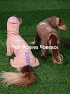 Pet Striped Patchwork Turtleneck Four-Legged Sweater