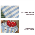 Pet Summer New Navy Striped Breathable Cool Elastic Vest Home Clothing