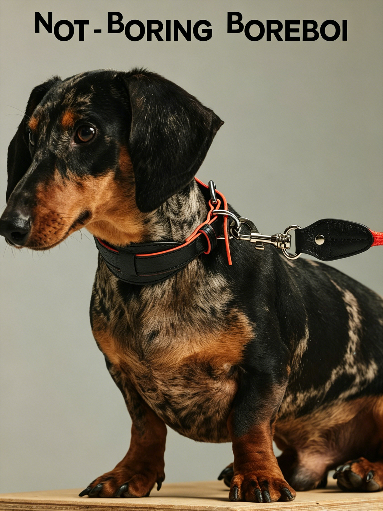 Pet leather harness