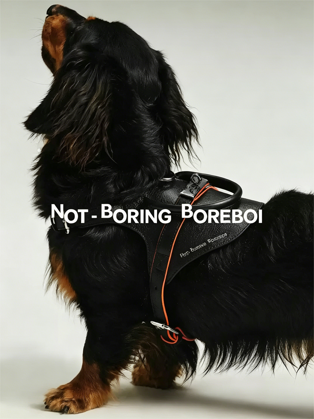 Pet leather harness