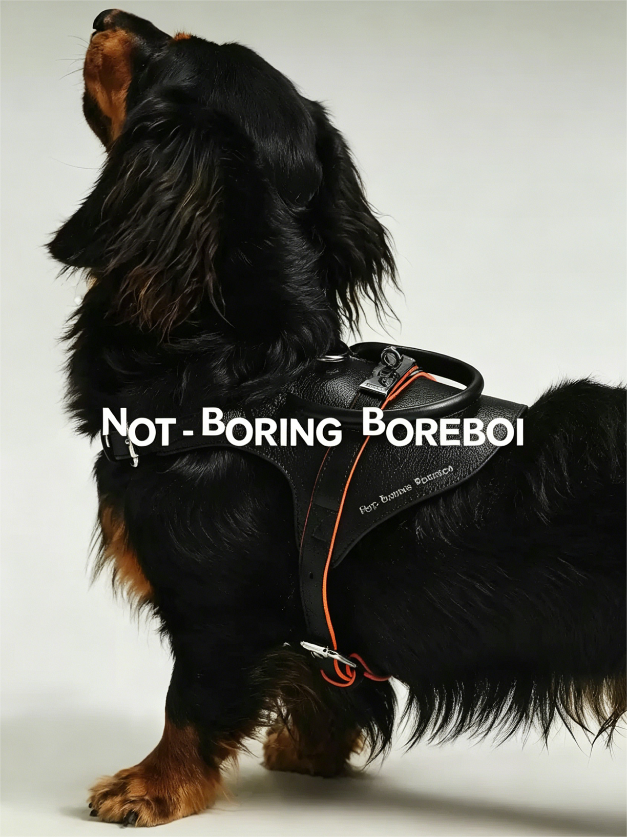 Pet leather harness