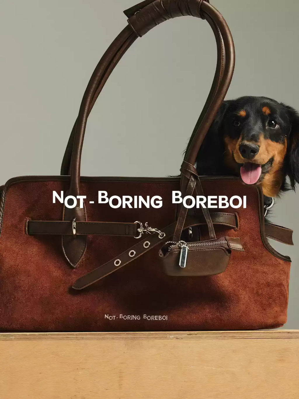 Pet Suede Tote Bag
