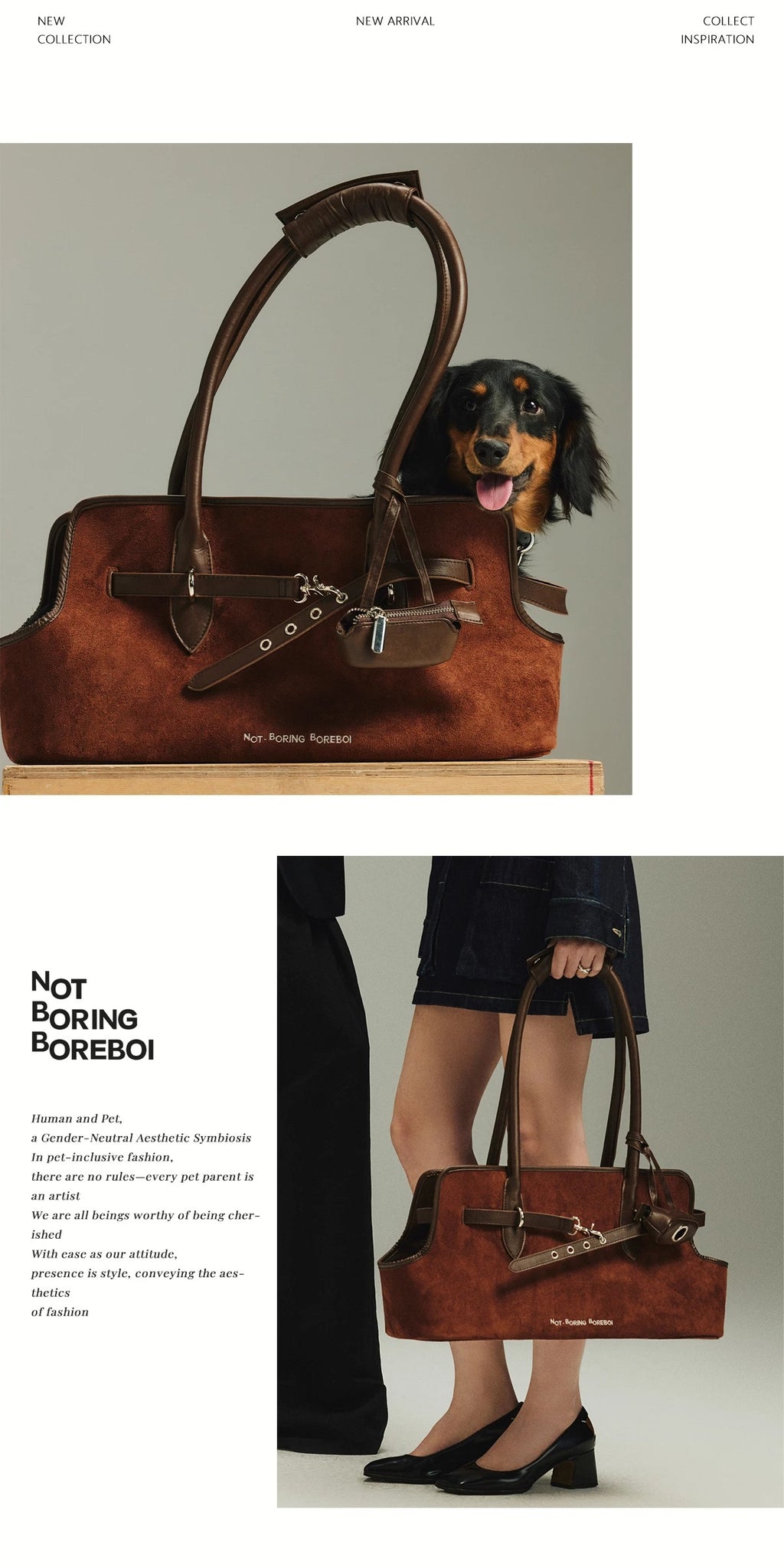 Pet Suede Tote Bag