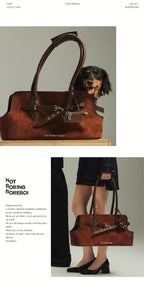 Pet Suede Tote Bag