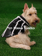 Pilot-Style Pet Pu Leather Jacket