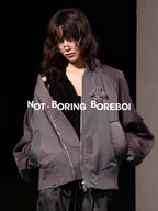 Plaid-panel jacket