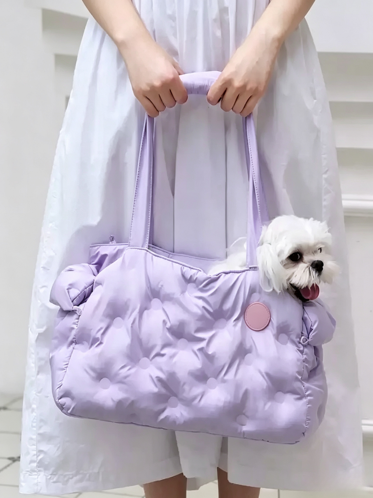 Polka Dot Pet Cotton Bag