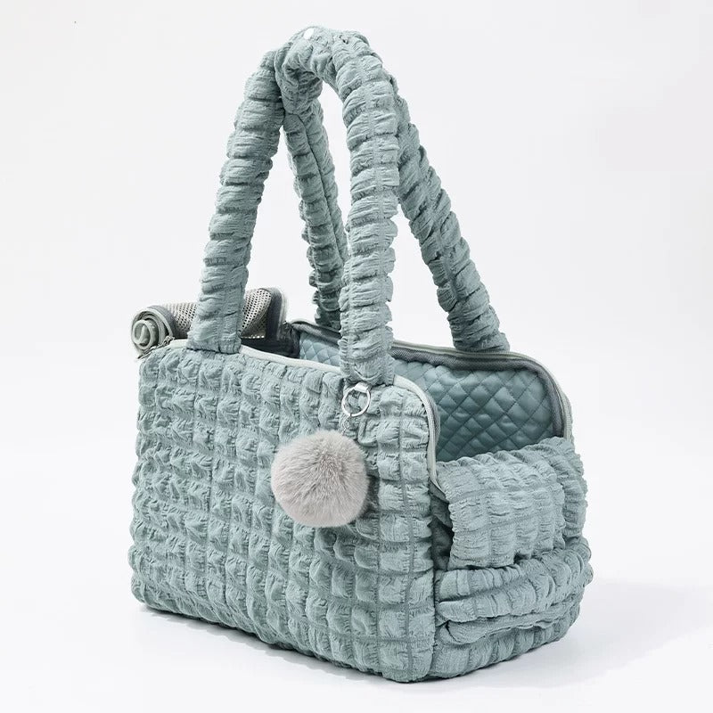 Portable Carrying Bag For Small Dogs And Cats, Suitable For Both Outdoor Use And Handheld/Cross-Body Carrying