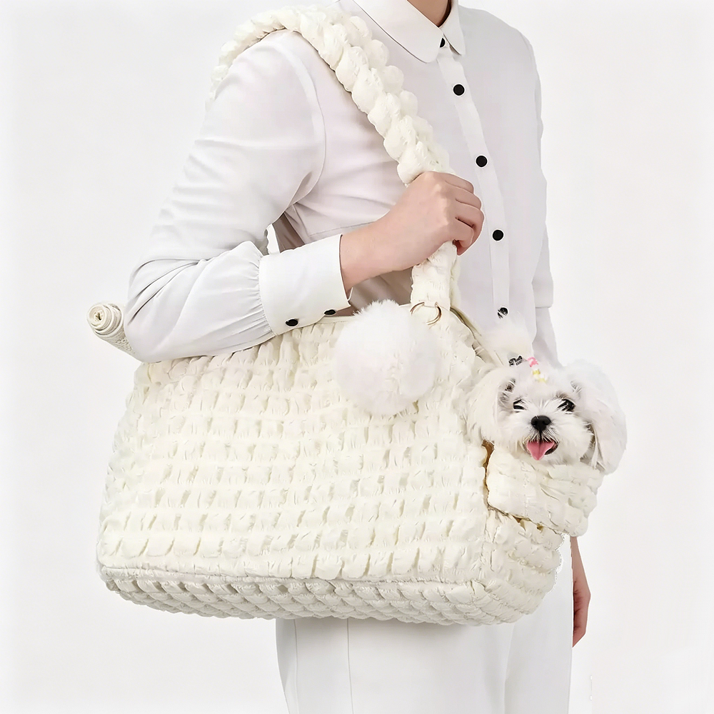 Portable Carrying Bag For Small Dogs And Cats, Suitable For Both Outdoor Use And Handheld/Cross-Body Carrying